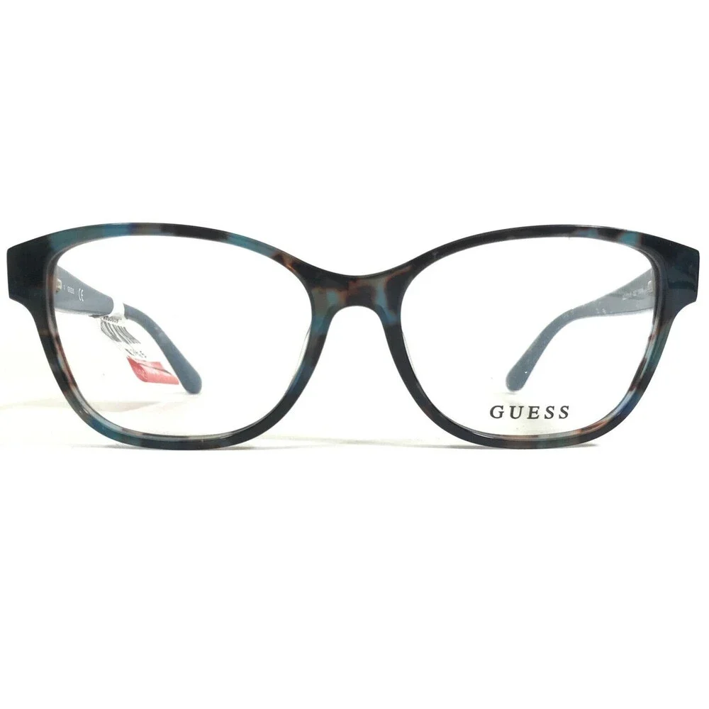 Guess Eyeglasses Frames GU2854-S 092 Blue Tortoise Square Full Rim 53-16-140
